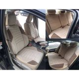 Ford Fiesta 2009-Sonrası gri renk Araca Özel Dikim Oto Koltuk Kılıfı NanoTech Kir, Leke Tutmaz Tay Tüyü Kumaş