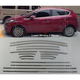 Ford fiesta cam çerçevesi kenar çıtası krom tamtur 2009 / 2017 16 parça