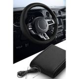 Ford Fiesta Dikmeli Direksiyon Kılıfı Siyah Düz Soft Deri (deluxe) Serisi 446413