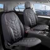Ford Fiesta Eski Lüx Deri Oto Koltuk Kılıfı Ön Arka Takım Set Classy Siyah