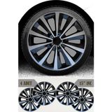 Ford Fiesta Focus Mondeo 15'' Inç Jant Kapağı 4 Adet Çift Renk 302