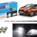 Ford Fiesta LED Plaka Aydınlatma Ampul Seti FEMEX Parlak Beyaz