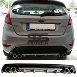 Ford Fiesta Mk7 Difuzor Arka Tampon Eki 4 Egzoz Cikisli Gri Lux Tip