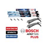 Ford Fiesta Ön Arka Silecek 2008-2017 Bosch Aerotwin Plus + Koku