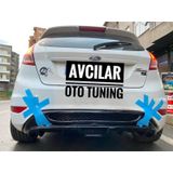 FORD FİESTA ST DİFÜZÖR PLASTİK PARLAK SİYAH