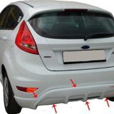 Ford Fiesta Uyumlu 6 Arka Tampon Altı Fiber 2008 Ve Sonrası