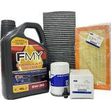 Ford Focus 1 1.6 Benzinli Filtre Bakım Seti 1998-2005 Hava+Yağ+Karbonlu Polen Filtresi+Motor Yağı