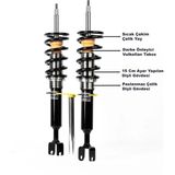 Ford Focus 1 1998-2001 Uyumlu Coilover Ayarlı Amortisör 15 cm