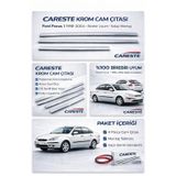 Ford Focus 1 1998-2004 Modeller Arası Krom Cam Çıtası 4 Parça Paslanmaz Çelik