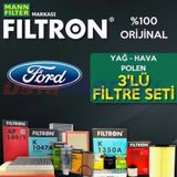 Ford Focus 1.6 Filtron Filtre Bakım Seti 2006-2008