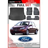 Ford Focus 1 Sedan 2001 Model 4d Bagaj ve Pro Serisi Havuzlu Paspas Takımı - Siyah