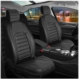 Ford Focus 1 Uyumlu Lüks Deri Oto Koltuk Kılıfı Ön/arka 5li Set Original Siyah