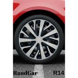 Ford Focus 14'' Inç Jant Kapağı (4 Adet) Siyah Gri C110