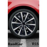 Ford Focus 15'' Inç Jant Kapağı (4 Adet) Siyah Gri C106