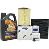 Ford Focus 2 1.6 Benzinli Filtre Bakım Seti 2008-2011 Hava+Yağ+Karbonlu Polen Filtresi+Motor Yağı