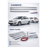 Ford Focus 2 2005-2010 Modeller Arası Krom Cam Çıtası 4 Parça Paslanmaz Çelik