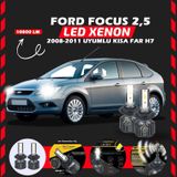 Ford Focus 2.5 2008-2011 Kısa Far Uyumlu Şimşek Etkili Led Xenon Premium Series H7