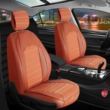 Ford Focus 2 Deri Oto Koltuk Kılıfı Ön Arka Set Tarçın Original Seri Şhn