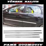 Ford Focus 2 Krom Cam Çıtası 4 Prç. 2004-2010 P. Çelik Uyumlu