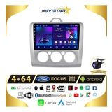 Ford Focus 2 Manuel Klima 4GB + 64GB Kablosuz Carplay Android 13 Navigasyon Multimedya Sistemi