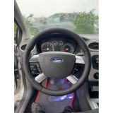 Ford Focus 2 Nikelanjlı Kaplama Deri Direksiyon Kılıfı Siyah