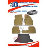 Ford Focus 2 Sedan 2004-2011 Bej Paspas ve Bagaj Havuzu