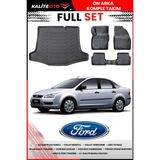 Ford Focus 2 Sedan 2006 Model 4d Bagaj ve Pro Serisi Havuzlu Paspas Takımı - Siyah