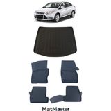Ford Focus 2014 Model 5d Premium Ekstra Havuzlu Paspas ve Bagaj Havuzu Set - Siyah