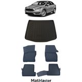 Ford Focus 2015 Model 5d Premium Ekstra Havuzlu Paspas ve Bagaj Havuzu Set - Siyah