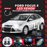 Ford Focus 3 2012-2014 Kısa Far Uyumlu Şimşek Etkili Led Xenon Pro Series H7