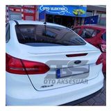 Ford Focus 3- 3,5 Bagaj Üstü Slim Spoiler Piano Black Parlak Beyaz
