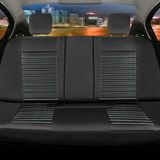 Ford Focus 3 Deri Oto Koltuk Kılıfı Ön Arka Set Siyah Beyaz Original Model Şhn - Siyah - Beyaz