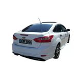 Ford Focus 3 İcin Sedan (2012-2018) Arka Tampon Eki - Difuzor (Plastik)
