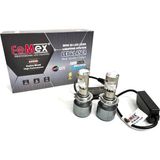 Ford Focus 3 LED Xenon Kısa Far Ampulu Femex Pro Plus 7540 H7 Kendinden Mercekli Far Tutucu Hediye - Beyaz - GTM7540 H7