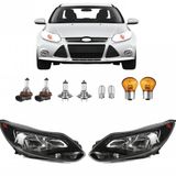 Ford Focus 3 Ön Far Lamba Siyah Zemin Sağ Sol Takım 20112015