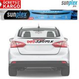 Ford Focus 3 Spoiler Bagaj Üstü Sunplex Piano Black Sd 2011-2017