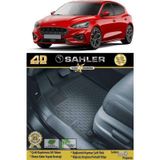 Ford Focus 4 2019-2022 Sahler 4.5d Havuzlu Paspas Siyah