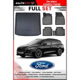 Ford Focus 4 Station Vagon 2025 Model 4d Üst Bagaj ve Pro Serisi Havuzlu Paspas Takımı - Siyah