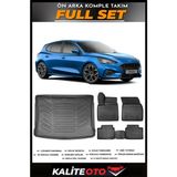 Ford Focus 5 Hatchback Tamir Kitli Bagaj Havuzu+4.5d Havuzlu Paspas Seti 2019 Model - Siyah