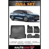 Ford Focus 5 Sedan Ince Stepneli Bagaj Havuzu+4.5d Havuzlu Paspas Seti 2020 Model - Siyah