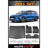 Ford Focus 5 Stw Alt Bagaj Havuzu+4.5d Havuzlu Paspas Seti 2019 Model - Siyah