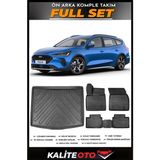 Ford Focus 5 Stw Alt Bagaj Havuzu+4.5d Havuzlu Paspas Seti 2024 Model - Siyah