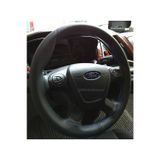 Ford Focus Direksiyon Kılıfı Dikmeli Soft Mavi Ipli (10.5cm)