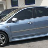 Ford Focus HB 2008-2011 Paslanmaz Çelik 4 Parça Krom Cam Çıtası