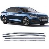 Ford Focus Hb-sedan Krom Cam Çıtası 4 Prç P.çelik 2018 Sonrası