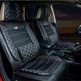 Ford Focus Station Wagon Uyumlu Oto Koltuk Kılıfı Deri, Kumaş Jupiter Siyah Beyaz - Siyah - Beyaz