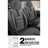 Ford Focus Titanium 1.0 Ecoboost 125 4 Kapı A/t 2018 Uyumlu Sadece Ön Iki Koltuk Tay Tüyü Oto Kılıf Füme