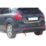 Ford Focus Uyumlu 3 Hatchback Arka Tampon Altı Fiber 2011-2014