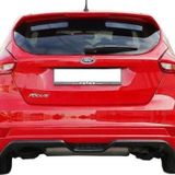 Ford Focus Uyumlu 3 Hatchback Makyajlı (2015-2018) Arka Tampon Eki - Difüzör (Plastik)