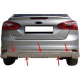 Ford Focus Uyumlu 3 Sedan Arka Tampon Altı Fiber 2011-2014